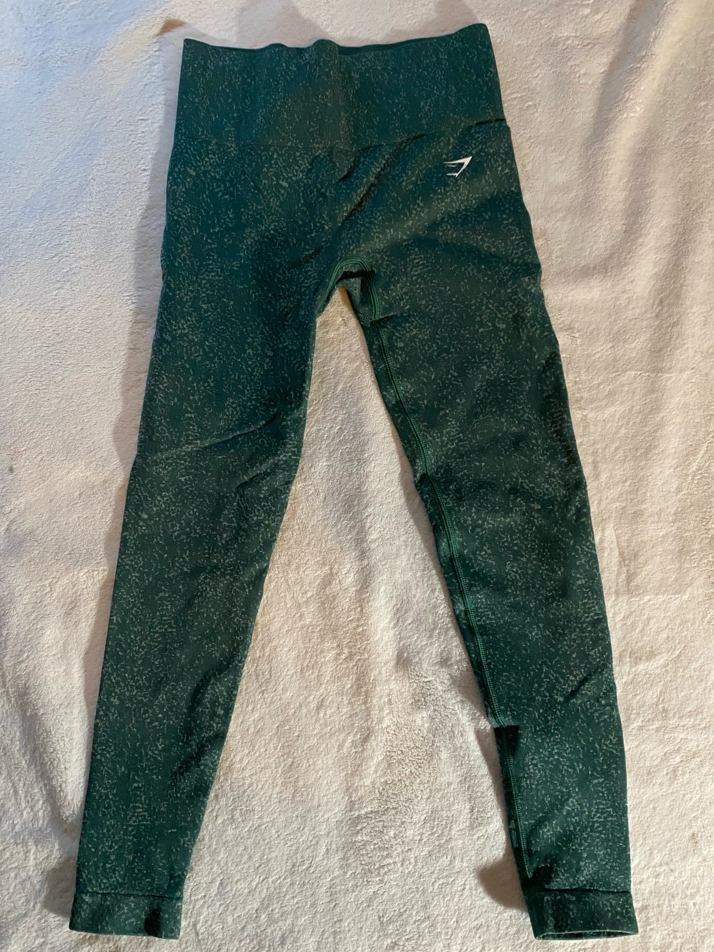 Gymshark Dark Green Speckled High-Waisted Leggings